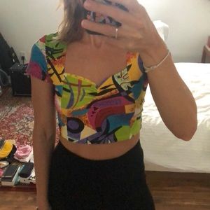 Vintage crop top